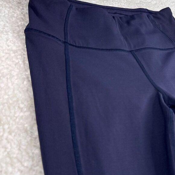 Lululemon On Your Mark Crop Legging Navy Blue - Picture 9 of 15